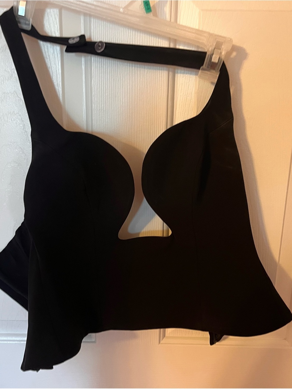 Kookai Black Sculpted Cutout Camisole